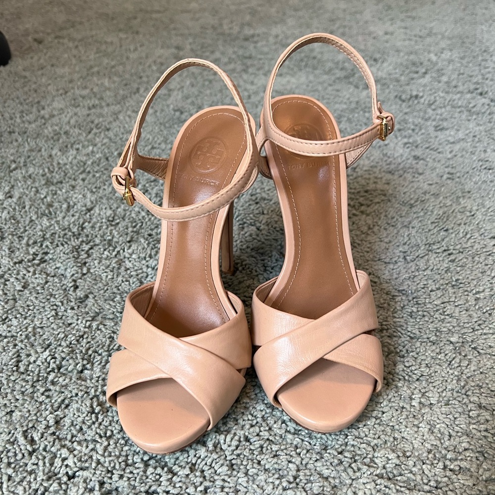Tory Burch nude strappy sandals